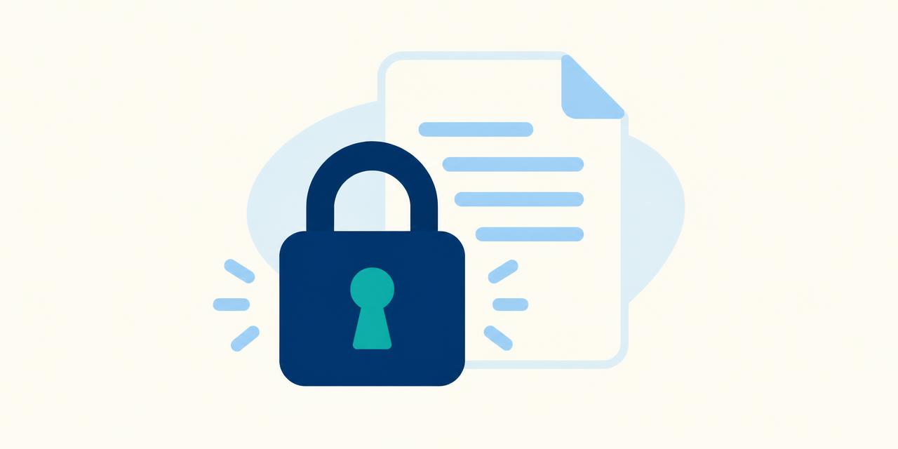 Illustration representing privacy and personal information.